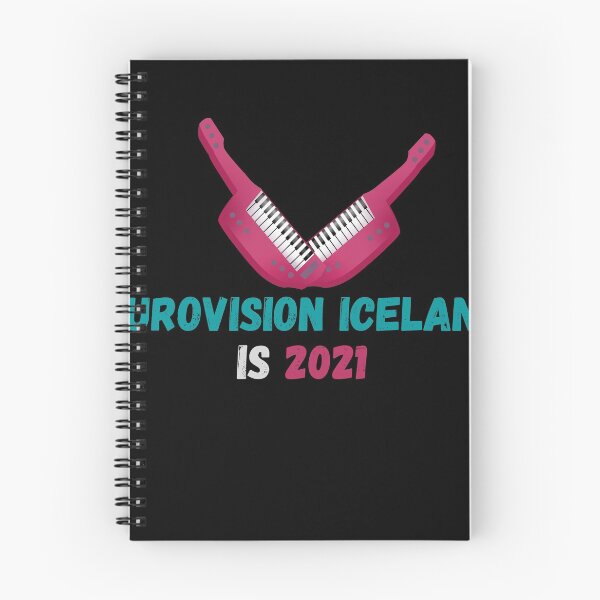 Aperçu de l'œuvre Autocollant Eurovision Islande créée et vendue par Buzzbazaar.