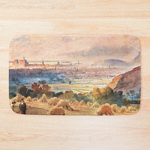 Item preview, Vintage Illustration of Edinburgh from Braid Hills designed and sold by yourscotland.