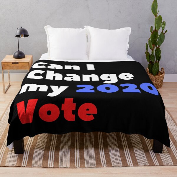 Item preview, Can I Change my 2020 Vote (Blue and Red Text) - Elections designed and sold by CaitU.