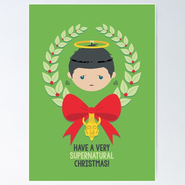 Item preview, Cas' Very Supernatural Christmas designed and sold by brucelovesyou.