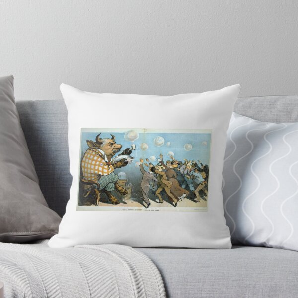 Item preview, "Wall Street bubbles - Always the same" Bear Market Illustration 1901 designed and sold by Popular-Gifts.