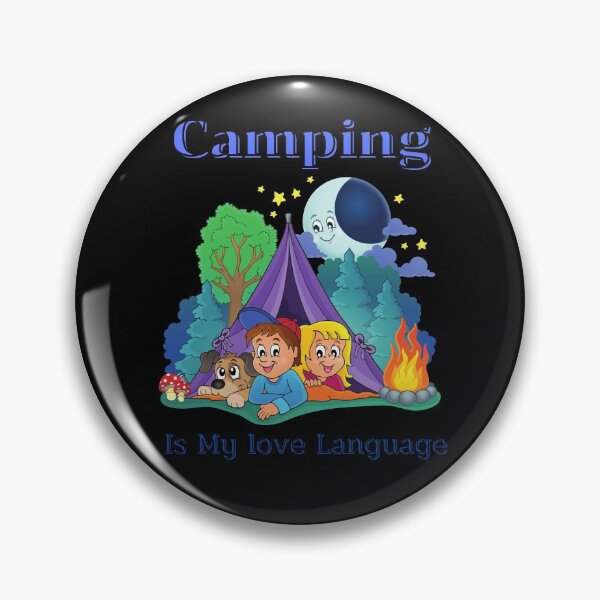 Aperçu de l'œuvre Le camping est mon amour T-shirts linguistiques créée et vendue par KD8264.