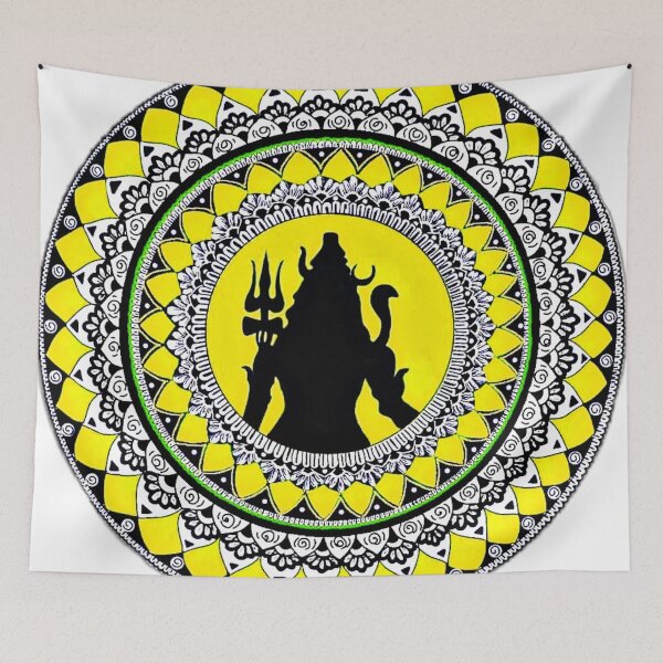 Item preview, Mandala art with lord shiva designed and sold by banothsonu.