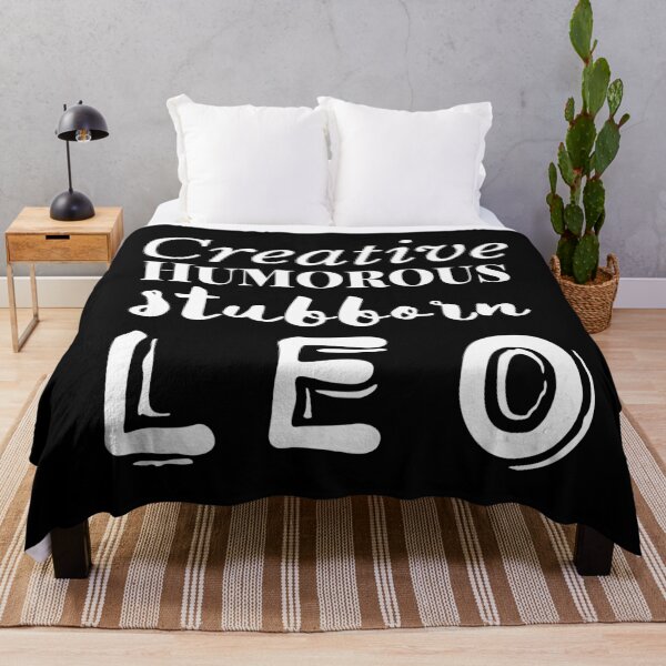 Item preview, Leo Zodiac Characteristics White Text designed and sold by AMSonArt.