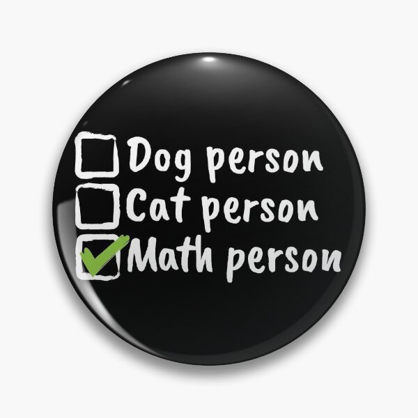 Item preview, Dog, Cat or Math person checklist for math lovers designed and sold by TalesOfScience.