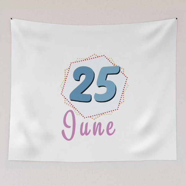 Item preview, 25 june happy birthday designed and sold by Design your dreams.