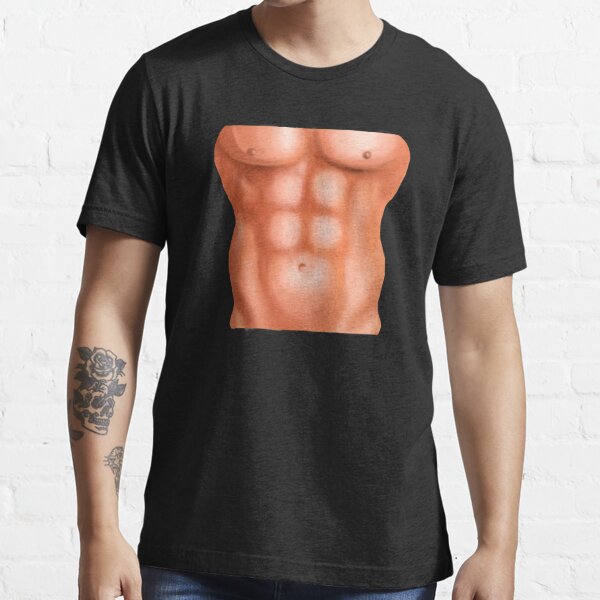 Nql 3ssgigehtm - realistic abs roblox t shirt