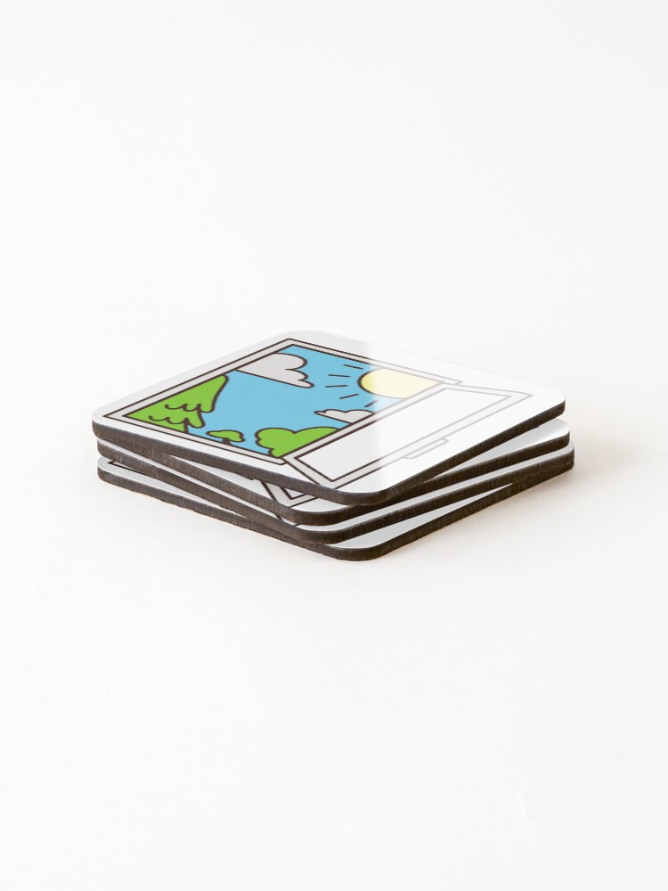 Thumbnail 4 of 5, Coasters (Set of 4), Spring designed and sold by ahmabdallah.