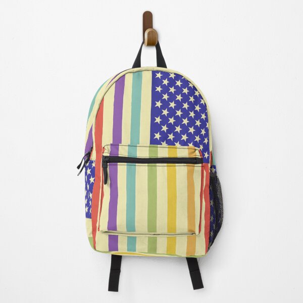Item preview, Rainbow Flag America USA LBGT Flag designed and sold by wunderfamily.