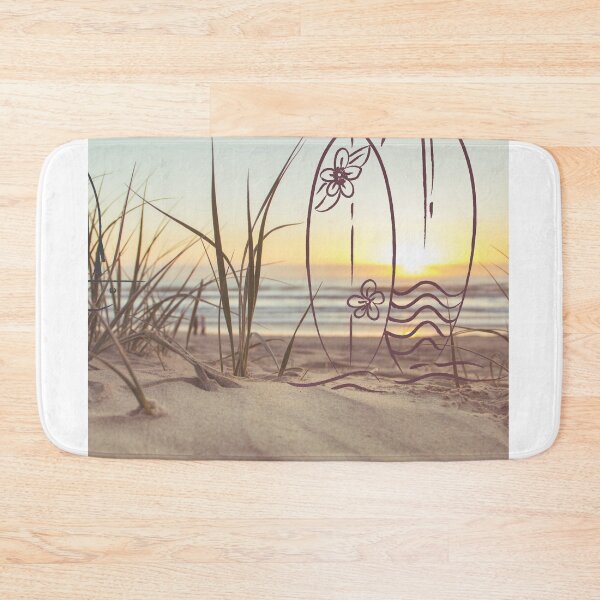 Item preview, Beach Sunset with a board designed and sold by AshLiam.