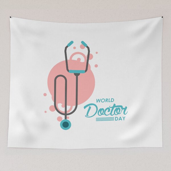 Item preview, Happy Doctors Day designed and sold by HasnaanMohsin.
