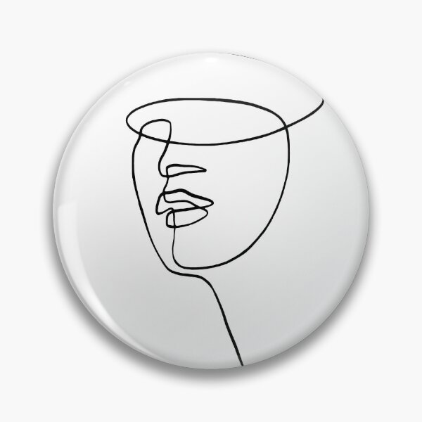 Item preview, Abstract Face Vi - One Line Art designed and sold by TheRedFinch.