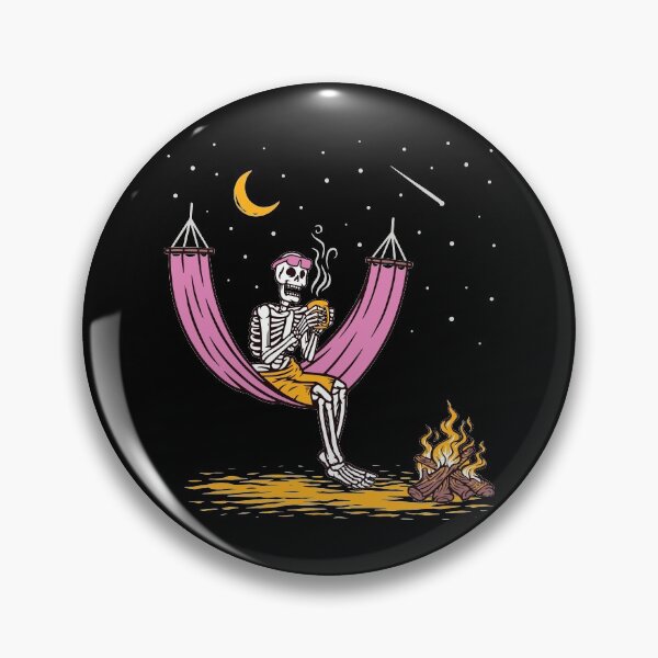 Artikelvorschau, Wanderlust Coffee Skeleton Hängematte Sommercamping entworfen und verkauft von ozunu.