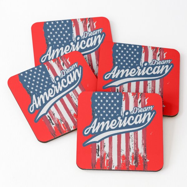 Item preview, USA flag american Dream 4th Of July independence Day designed and sold by RIAD16.