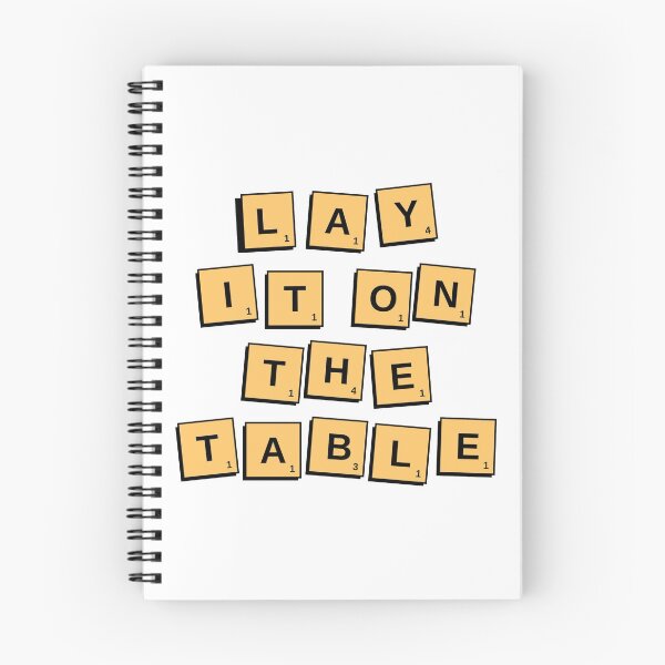 Item preview, Lay It On The Table Scrabble T-Shirt, Scrabble Nerd Shirt, Scrabble, Scrabble Gift Idea, Scrabble Tiles, Scrabble Lover designed and sold by pratyush9.