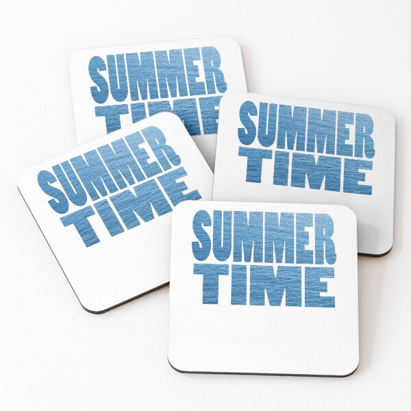 Item preview, Summer Time Blue Waves text Mediterranean Blue designed and sold by rednumberone.