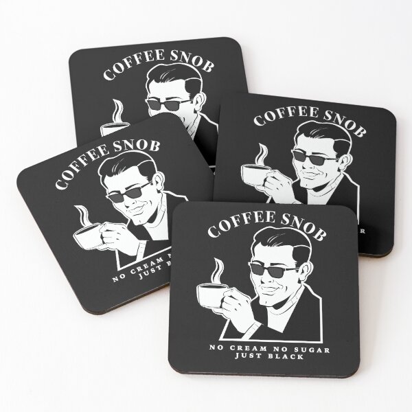 Item preview, Coffee Snob - No Sugar No Cream Just Black  ( Invert Edit ) designed and sold by WULFLAND ARTS.