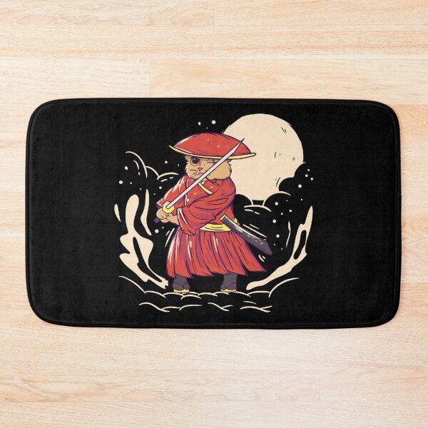 Item preview, Japanese Ronin Samurai Warrior Feline Kittycat designed and sold by ozunu.