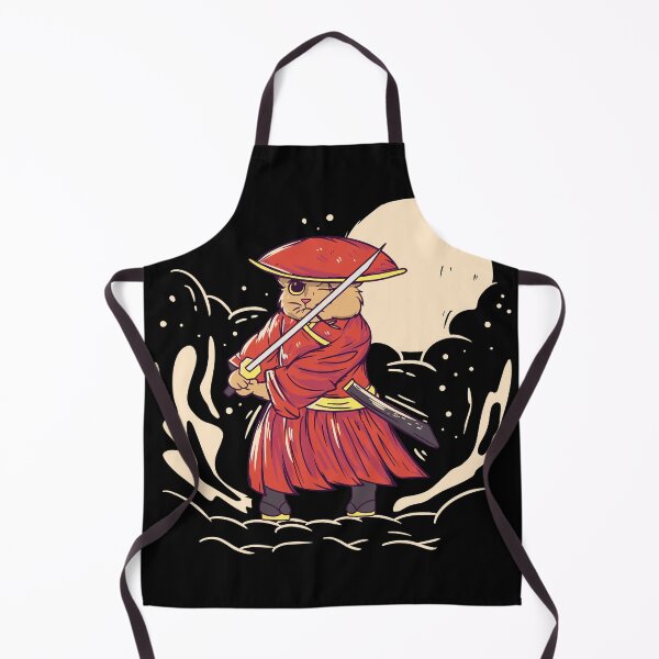 Item preview, Japanese Ronin Samurai Warrior Feline Kittycat designed and sold by ozunu.