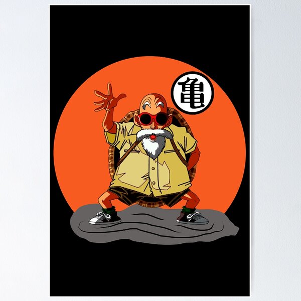 Anime Dragon Ball Z Old Man (Master Roshi) Poster for Sale by Shine-line