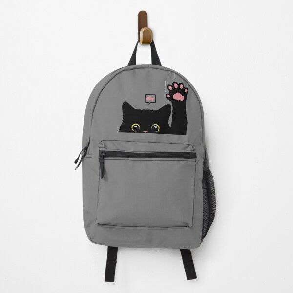 Item preview, black funny cat designed and sold by freeArt10.
