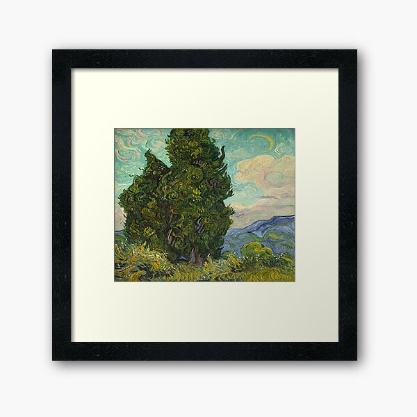 Aperçu de l'œuvre Vincent van Gogh - Cyprès créée et vendue par Vivanne-art.