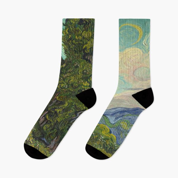 Item preview, Vincent van Gogh - Cypresses designed and sold by Vivanne-art.