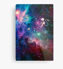 Mew- Galaxy Metal Print