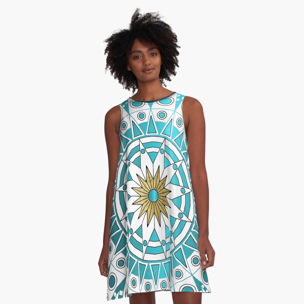 Starburst A-Line Dress