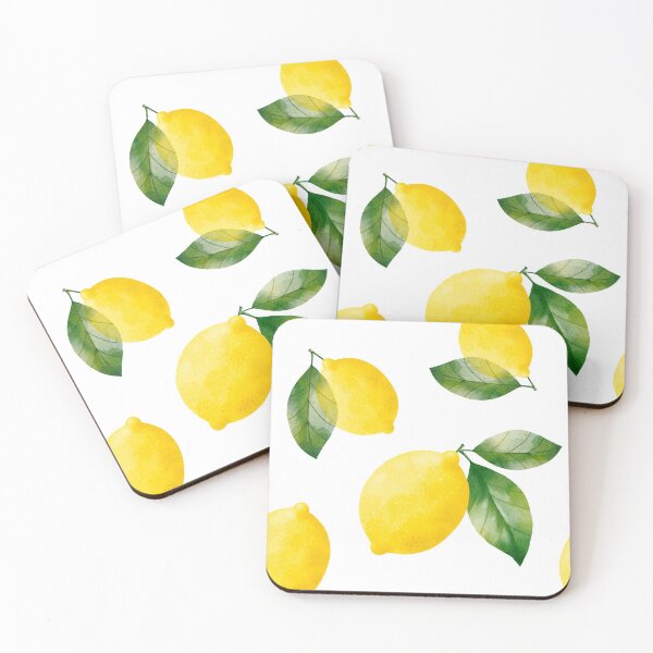 Item preview, Yellow Lemon Pattern  designed and sold by yuzudesign.