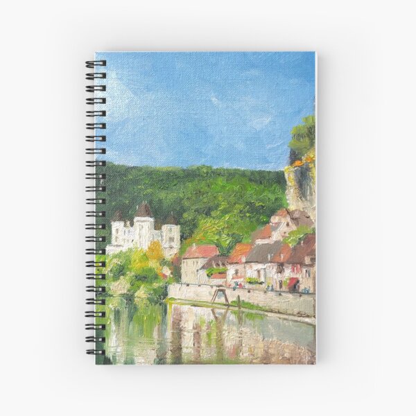 Item preview, Medieval Village on the river Dordogne in Nouvelle-Aquitaine, France designed and sold by Dai Wynn Fine Art.