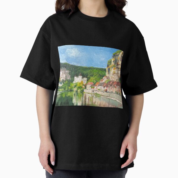 Item preview, Medieval Village on the river Dordogne in Nouvelle-Aquitaine, France designed and sold by Dai Wynn Fine Art.