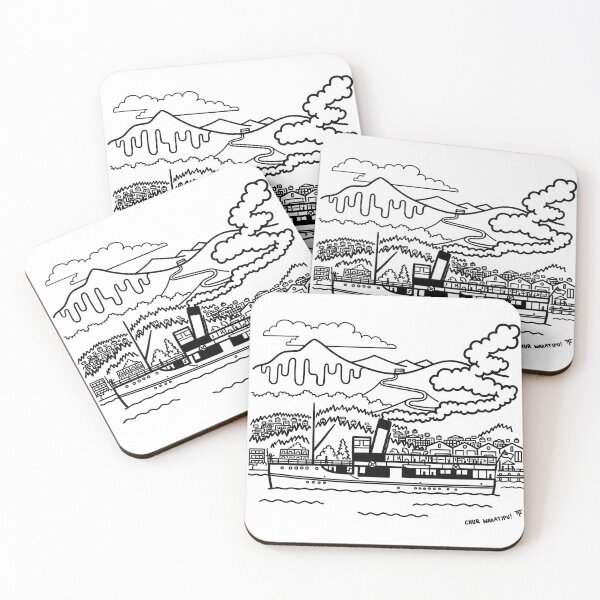 Item preview, Chur Wakatipu! - Earnslaw Watercolour designed and sold by Tom Napper Design.