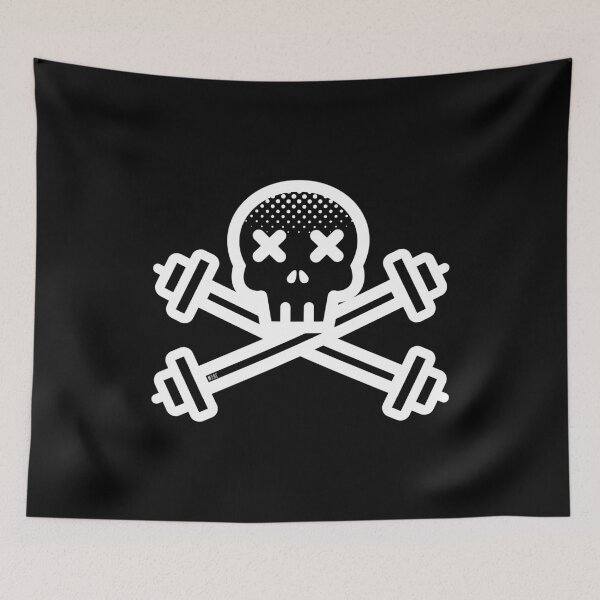 Item preview, WORKOUT PIRATE FLAG ► BODYBUILDING // WORKOUT designed and sold by MORE-THE-BRAND.