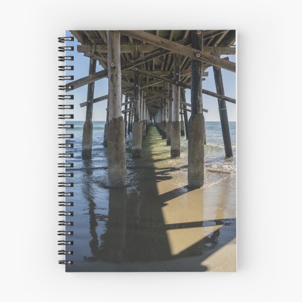 Item preview, Half and Half - Sun and Shade Under the Newport Beach Pier Orange County California designed and sold by Georgia Mizuleva.