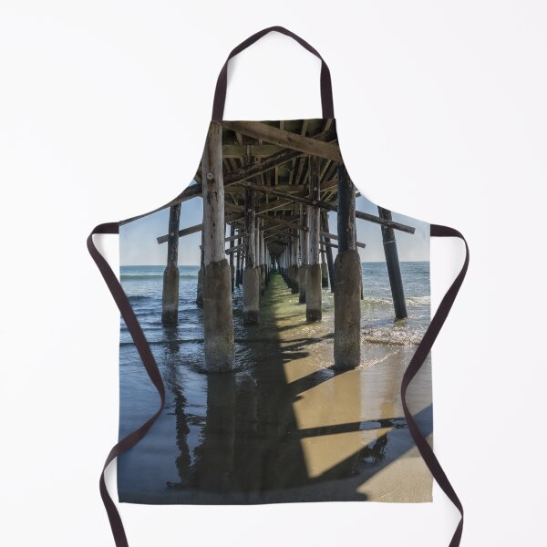 Item preview, Half and Half - Sun and Shade Under the Newport Beach Pier Orange County California designed and sold by Georgia Mizuleva.