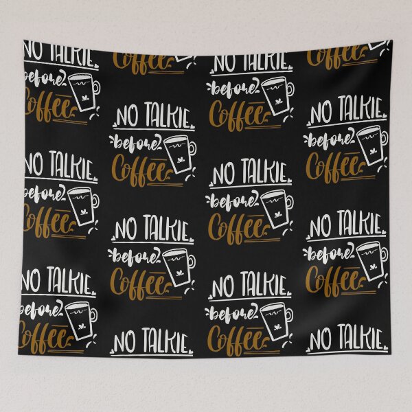 Item preview, No Talkie Before Coffee designed and sold by FOX1999-Design.