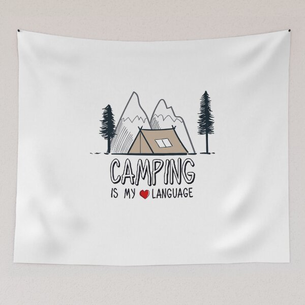 Item preview, Camping Is My Love Language designed and sold by ProArtzilla.