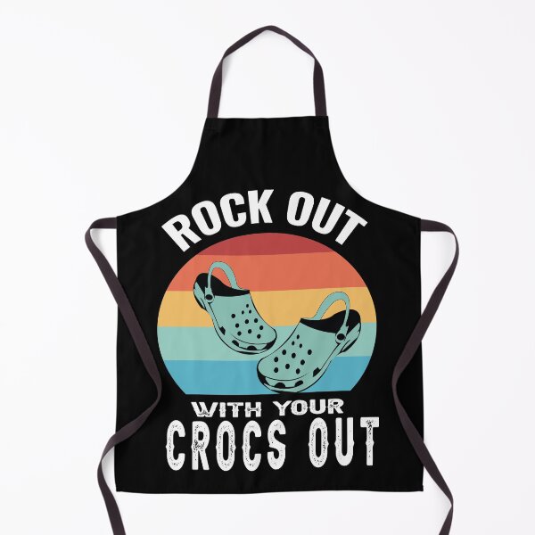 Item preview, Rocks Out With Your Crocs Out Funny Retro Vintage T-Shirt designed and sold by AMZBlacKStore.