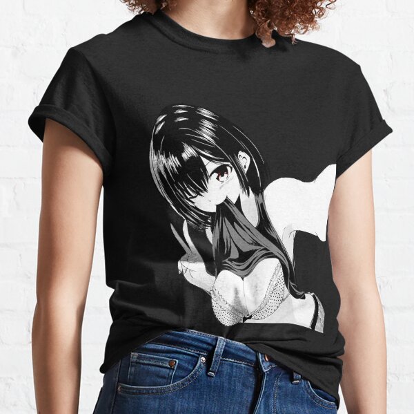 Waifu Material Otaku Lewd Anime Babe Selfie Peace Girl - Waifu Material  Hentai Lewd Anime - Long Sleeve T-Shirt