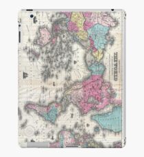 Vintage Karte der Welt (1852) iPad-Hülle & Skin