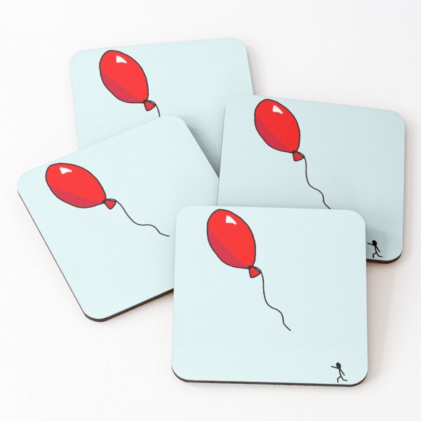 Item preview, Person chasing Red Balloon designed and sold by emDesign123.
