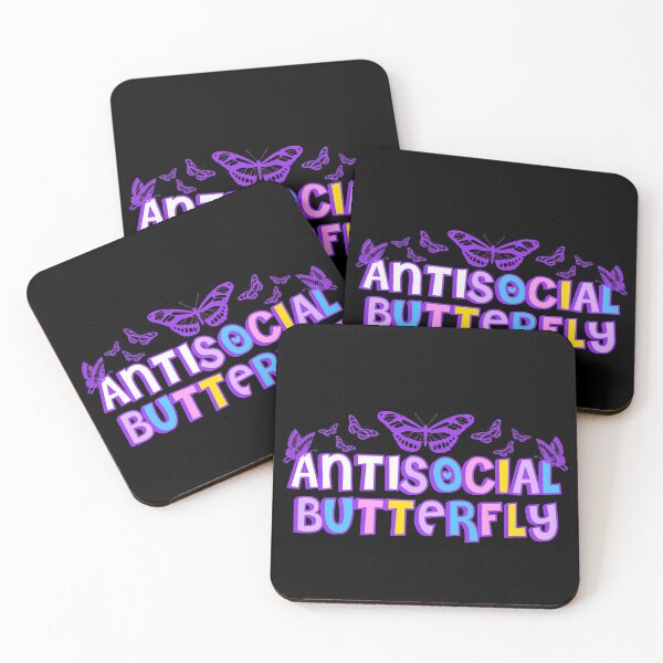 Item preview, Antisocial Butterfly Shirt Funny Gift for Introvert-Antisocial Aesthetic designed and sold by Mixture-DESIGN.