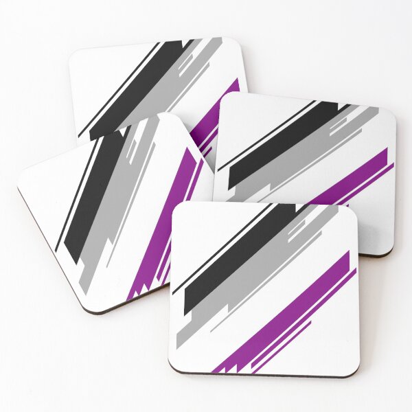 Item preview, Abstract Asexual Pride designed and sold by koenluipaard.