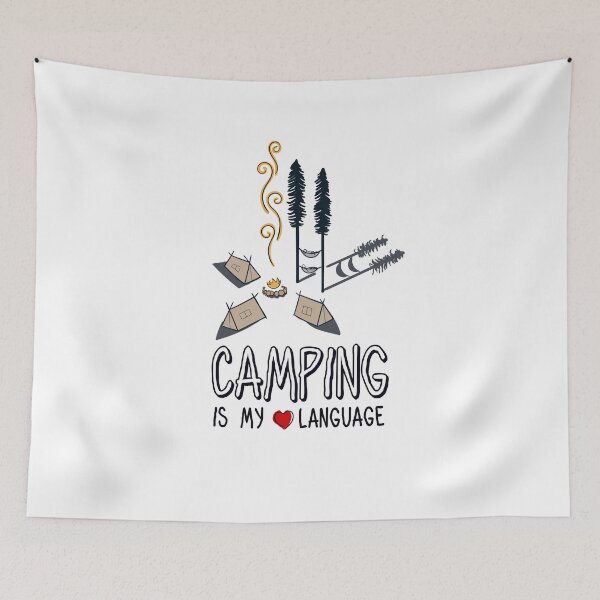 Item preview, Camping Is My Love Language designed and sold by ProArtzilla.