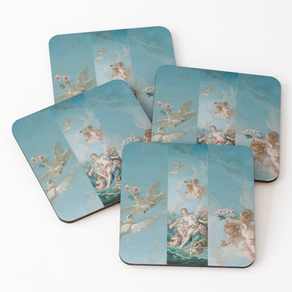 Item preview, VENUS ON THE WAVES ,White doves and Cupids by Boucher designed and sold by BulganLumini.