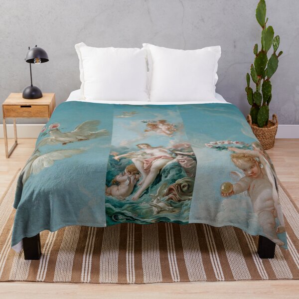 Item preview, VENUS ON THE WAVES ,White doves and Cupids by Boucher designed and sold by BulganLumini.