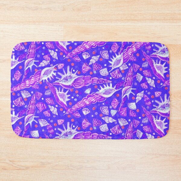 Item preview, Seashells Sea Shells Underwater Pattern Paper Collage Purple designed and sold by Julia Khoroshikh.