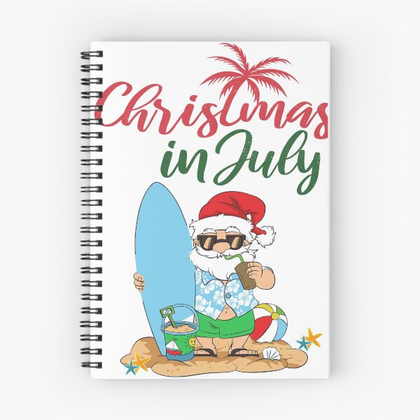 Item preview, Christmas In July Summer Funny Santa Surfing Beach Vacation  designed and sold by ZANNIX.