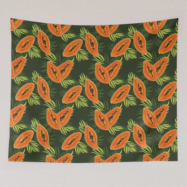 Item preview, Papaya y hojas de palma designed and sold by Tizencorps.